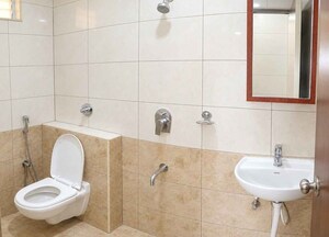 Bathroom in 3 BHK Apartment at Sarjapur – for Rent