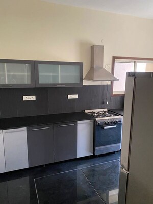 Kitchen in 3 BHK Apartment at Jubilee Hitech, Madhapur – for Rent