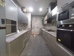 Kitchen in 3 BHK Builder Floor at Greater Kailash – for Rent