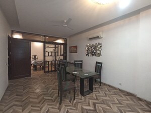 Dining area in 3 BHK Builder Floor at Greater Kailash – for Rent