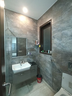 Bathroom in 3 BHK Builder Floor at Greater Kailash – for Rent