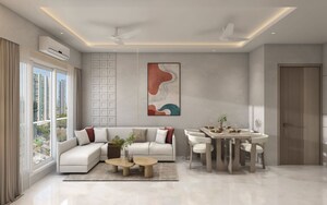 Living Room in 1 BHK Apartment at Vida Crest, Byculla West – for Sale