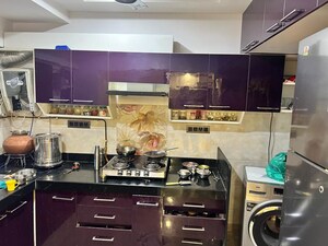 Kitchen in 2 BHK Apartment at Kanakia Spaces Niharika, Manpada – for Rent