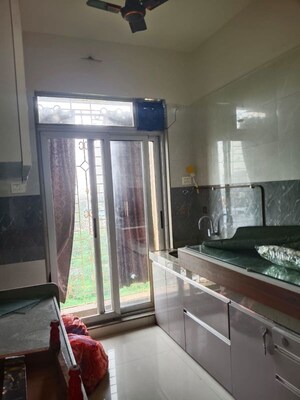 Kitchen in 1 BHK Apartment at Neelkanth Alpine, Ghansoli – for Rent