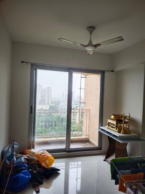 Living Room in 1 BHK Apartment at Neelkanth Alpine, Ghansoli – for Rent