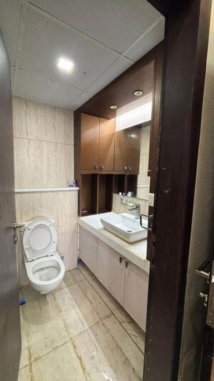 Bathroom in 3 BHK Apartment at Prestige West Woods, Binnipete – for Rent
