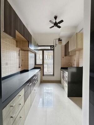 Kitchen in 3 BHK Apartment at Greeshma Residency II, Eastern Express Highway – for Rent