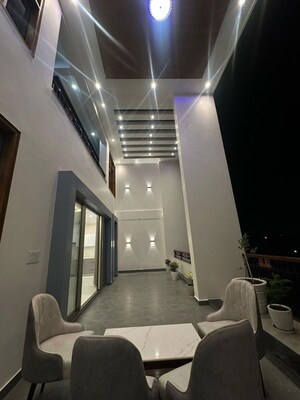 Staircase in 3 BHK Apartment at Ansal Celebrity Meadows, Sushant Golf City – for Rent
