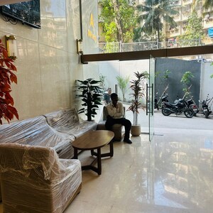 Living Room in 1 BHK Apartment at Shraddha Vardaan, Tirandaz – for Rent