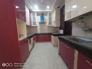 Kitchen in 3 BHK Builder Floor at East Of Kailash – for Rent