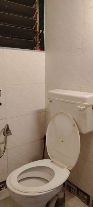 Bathroom in 1 BHK Apartment at Mahavir Shraddha, Kopar Khairane – for Sale