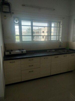 Kitchen in Studio Apartment at Amanora Metro Tower, Hadapsar – for Rent