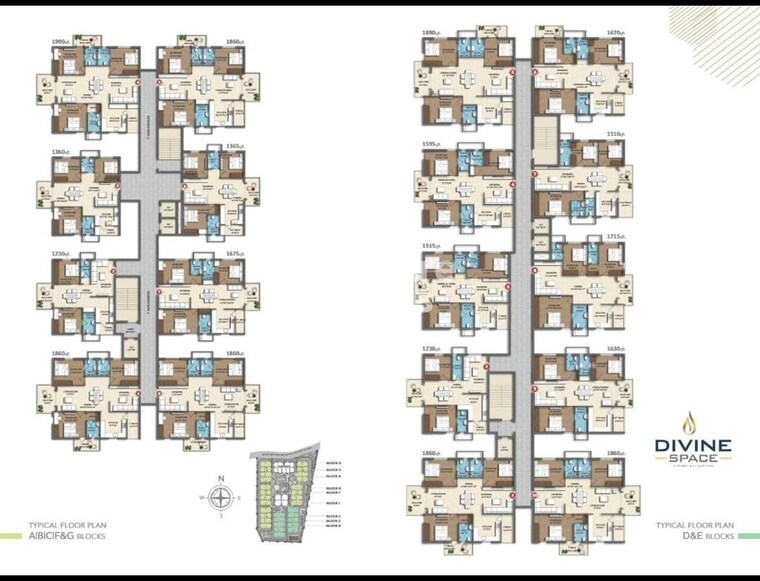 Master Plan, divine-space-osman-nagar 2 Bedroom 1230 Sq.Ft. Apartment In Osman Nagar Hyderabad 10781716