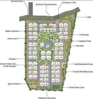 Master Plan in 2 BHK Apartment at Divine Space Osman Nagar, Osman Nagar – for Sale