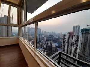 Balcony in 2 BHK Apartment at Group Satellite Elegance, Goregaon East – for Rent