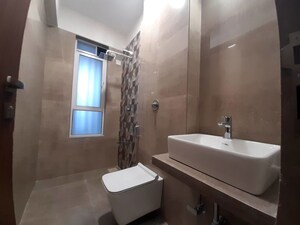 Bathroom in 2 BHK Apartment at Group Satellite Elegance, Goregaon East – for Rent