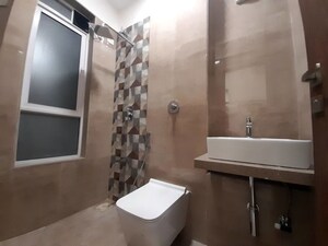 Bathroom in 1 BHK Apartment at Group Satellite Elegance, Goregaon East – for Rent