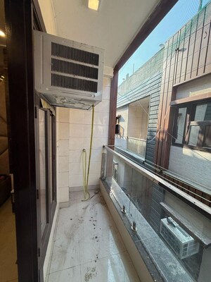 Balcony in 2 BHK Builder Floor at Dwarka Mor – for Rent