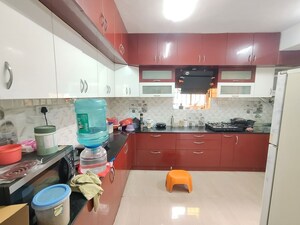 Kitchen in 3 BHK Apartment at Haralur Road – for Rent