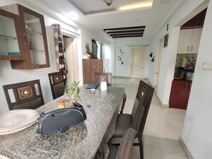 Dining area in 3 BHK Apartment at Haralur Road – for Rent