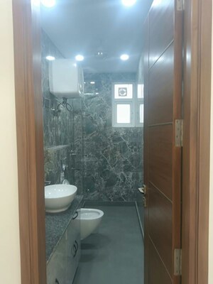 Bathroom in 3 BHK Builder Floor at Chittaranjan Park – for Rent