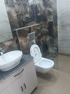 Bathroom in 3 BHK Builder Floor at Chittaranjan Park – for Rent