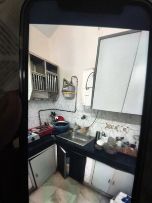 Kitchen in 2 BHK Apartment at East Of Kailash – for Rent