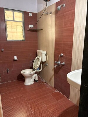Bathroom in 3 BHK Apartment at Daffodils Housing Society Row House, Pimple Saudagar – for Sale