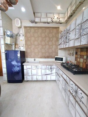 Kitchen in 3 BHK Builder Floor at Sector 10 – for Rent