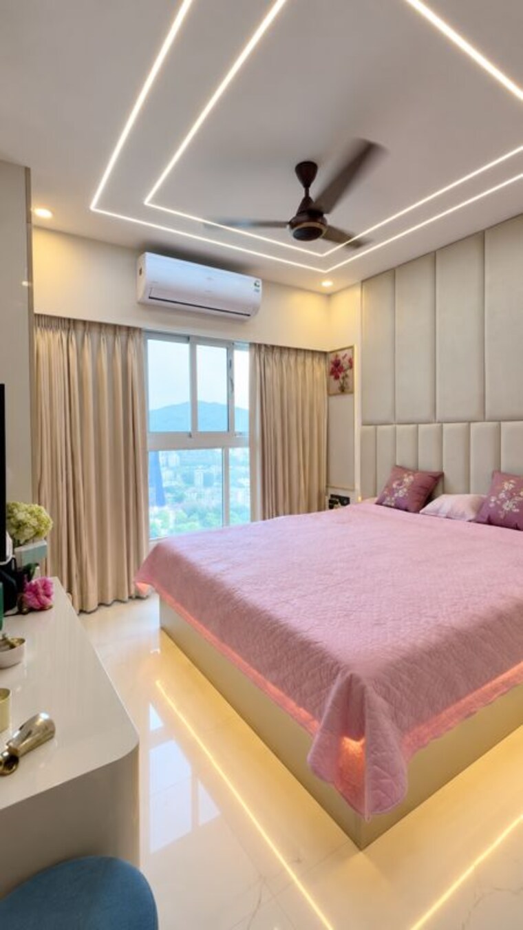 Bedroom, jp-north-barcelona 3 Bedroom 1200 Sq.Ft. Apartment In Mira Road Thane 10781904
