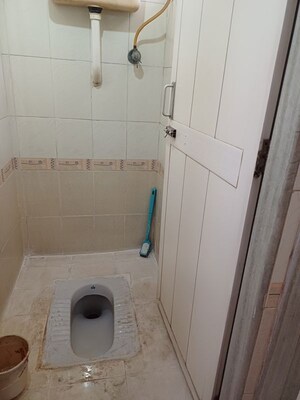 Bathroom in 1 BHK Apartment at Mukambika CHS, Ghansoli Sector 6 – for Rent