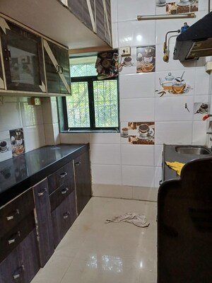Kitchen in 1 BHK Apartment at Mukambika CHS, Ghansoli Sector 6 – for Rent