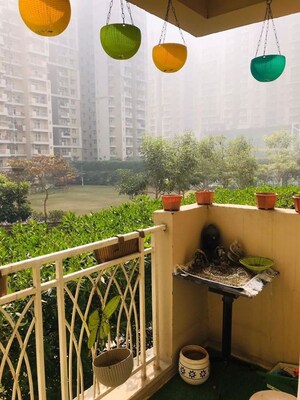 Balcony in 3 BHK Apartment at Mahagun Mywoods, Sector 16c Greater Noida – for Rent