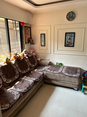 Living Room in 1 BHK Apartment at Neelkanth Tulsi Bhuvan, Ghatkopar West – for Rent
