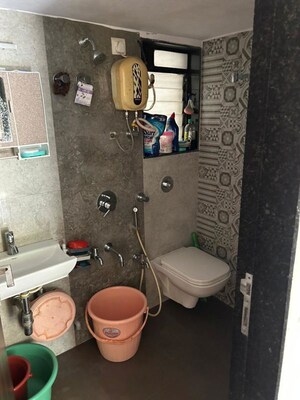 Bathroom in 1 BHK Apartment at Neelkanth Tulsi Bhuvan, Ghatkopar West – for Rent