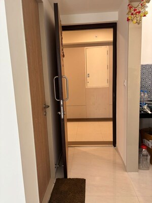 Building Lobby in 1 BHK Apartment at Lodha Amara, Kolshet Road – for Rent