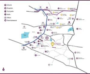 3 BHK Apartment – Map Location View at Sumadhura Elysium, Panathur - for Sale
