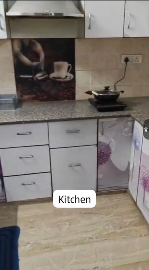 Kitchen in 3 BHK Builder Floor at Shalimar Bagh – for Sale