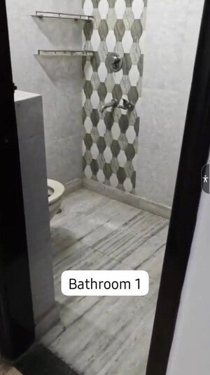 Bathroom in 3 BHK Builder Floor at Shalimar Bagh – for Sale