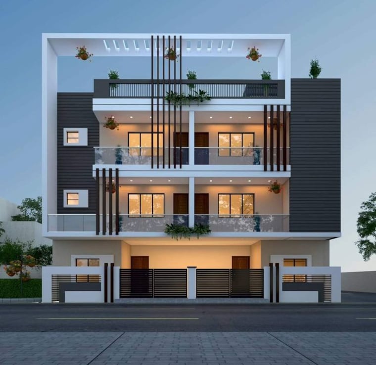 Exterior View, tambaram 3 Bedroom 1997 Sq.Ft. Independent House In Tambaram Chennai 10782048
