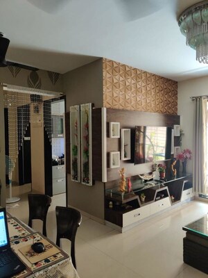 Living Room in 2 BHK Apartment at Nisarg Hyde Park, Kharghar – for Sale