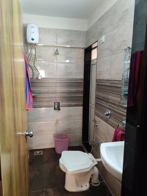 Bathroom in 2 BHK Apartment at Nisarg Hyde Park, Kharghar – for Sale