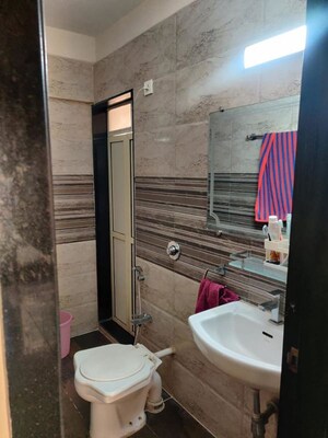 Bathroom in 2 BHK Apartment at Nisarg Hyde Park, Kharghar – for Sale