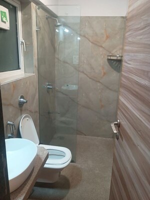 Bathroom in 3 BHK Apartment at Thapar Suburbia, Chembur – for Rent