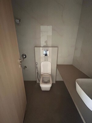 Bathroom in 3 BHK Apartment at Mahavir Milan, Vashi Sector 28 – for Rent