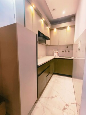 Kitchen in 2 BHK Builder Floor at Razapur Khurd – for Rent
