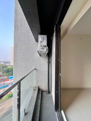 Balcony in 1 BHK Apartment at USD Unique Vistas, Manpada – for Rent