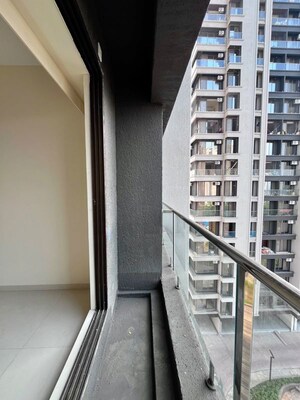 Balcony in 1 BHK Apartment at USD Unique Vistas, Manpada – for Rent