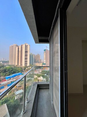Balcony in 1 BHK Apartment at USD Unique Vistas, Manpada – for Rent