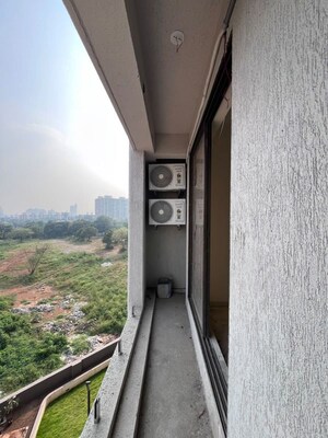 Balcony in 2 BHK Apartment at USD Unique Vistas, Manpada – for Rent